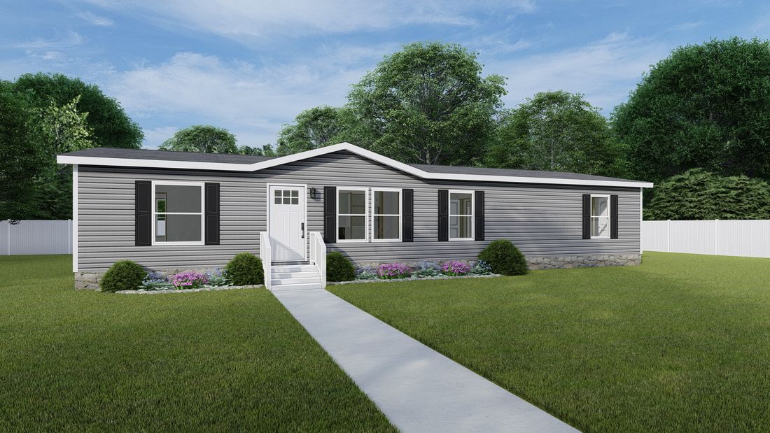 The EXPEDITION Exterior. This Manufactured Mobile Home features 4 bedrooms and 2 baths.